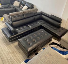Ibiza sectional with ottoman $799