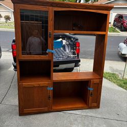 Wood Entertainment Center 