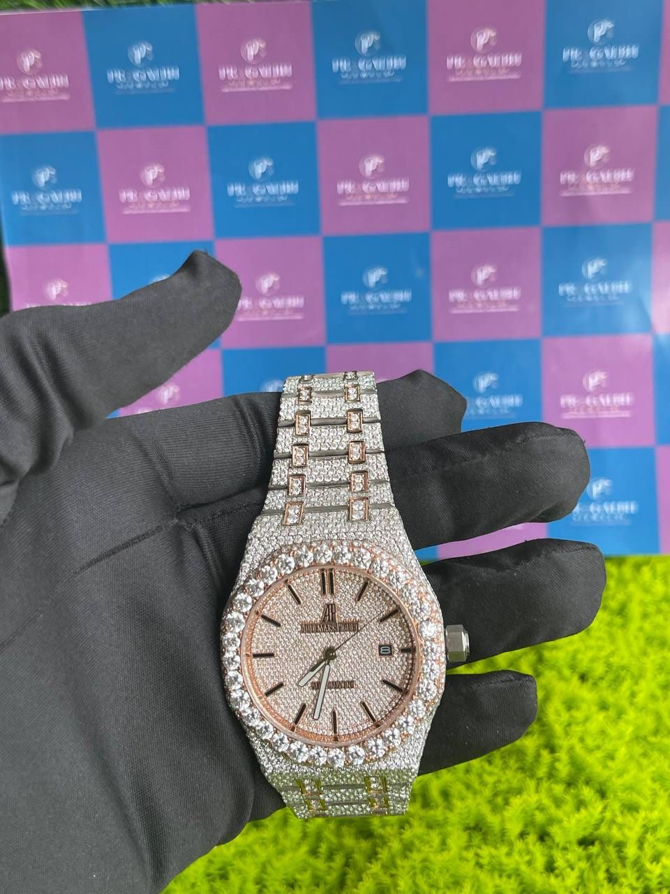Moissanite watch AP