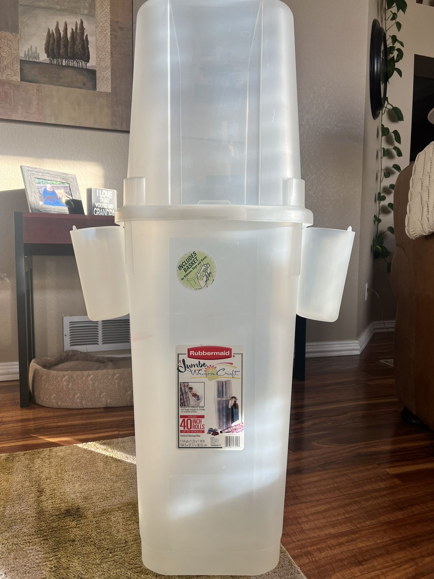 Rubbermaid Gift Wrap Organizer