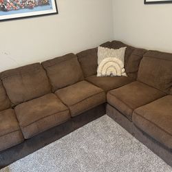 Sectional Brown Huge Must Go