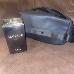 Dior Perfum And Dior Pouch NEW Unopened 