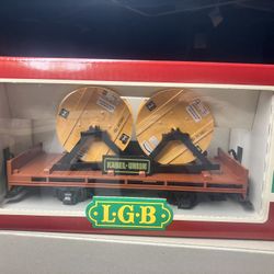 LGB 4002 Cable Car with Yellow Reels, Collection Item