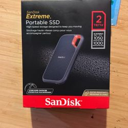 NEW SanDisk Extreme Portable SSD  - 2 TB