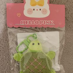 Cute Turtle Plush Keychain Soft Stuffed Animal Doll Keyring Cartoon Tortoise Key Chain Backpack Pendant Bag Charm Lovely Gift