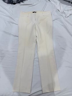 Ann Taylor cream Dress work Pants  size 10 women’s pants