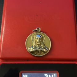 Double Sided 14k Pendant