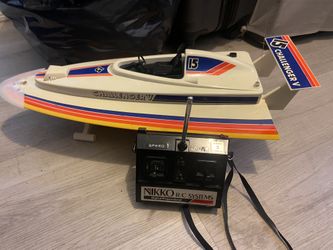 Nikko 1985 RC Boat Still In Excellent Work Condition