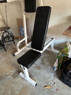 Adjustable Weight Bench with Rack