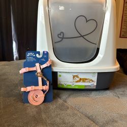 Cat Box And Cat Harness