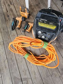 Air compressor nail guns