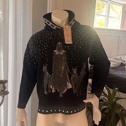 Rhinestone hoodie