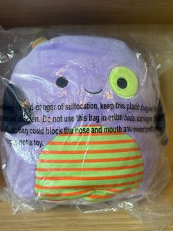 Squishmallow Purple Monster Plush Toy