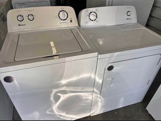 ✨ Amana Washer & Dryer Set – Clean, Works Perfect! Raleigh NC ✨