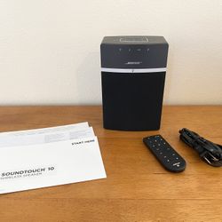 BOSE WIRELESS SOUNDTOUCH 10 w/REMOTE MUSIC SYSTEM - West Lancaster