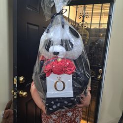 New Big Panda With An Authentic Pandora Ring