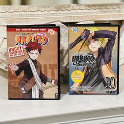 Naruto DVD Lot (Season Four & Naruto Shippuden Set Ten)