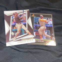 2 Fernando Tatis Jr Baseball Cards 