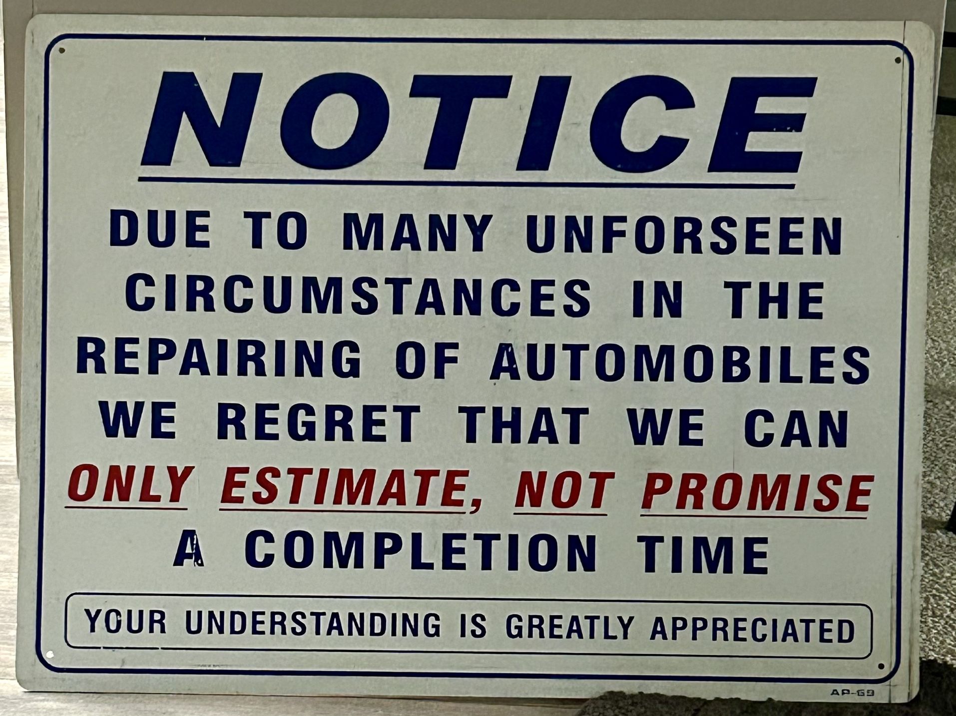 Automotive Shop Signs