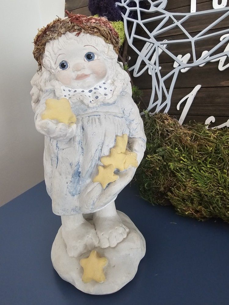 $5.00 - 1991 DREAMSICLE Cast Art "Giving Stars Cherub" - Like New Condition