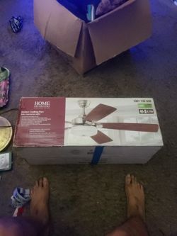 Home Decorators  Collection  Indoor Ceiling Fan  54 Inch Cameron  Led