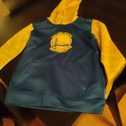 Youth Golden State Warrior Sweatshirt Hooded