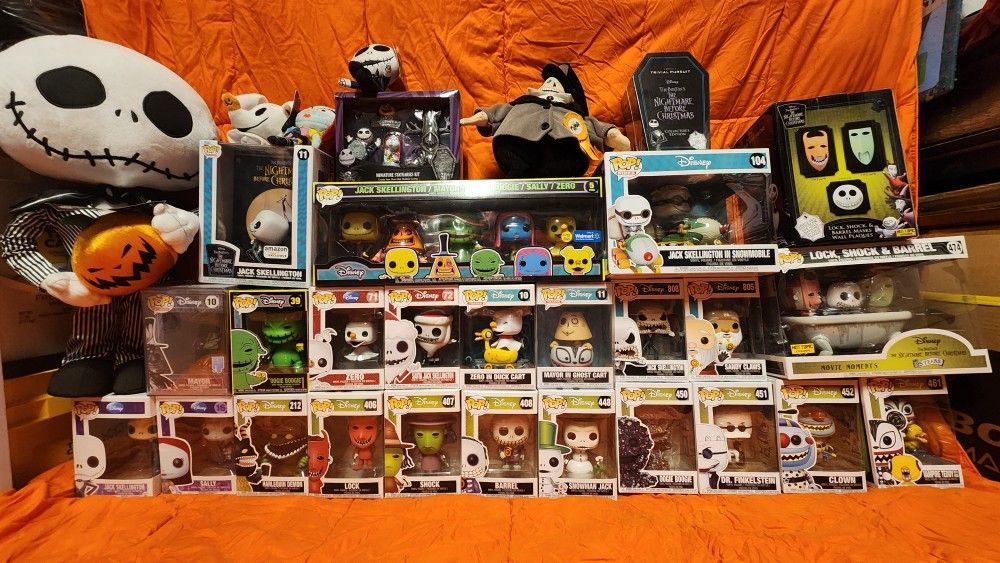 Nightmare Before Christmas Funko Pop Collection