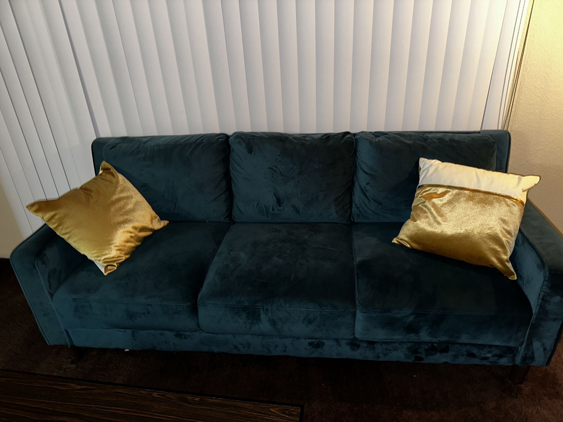Emerald Green Couch 
