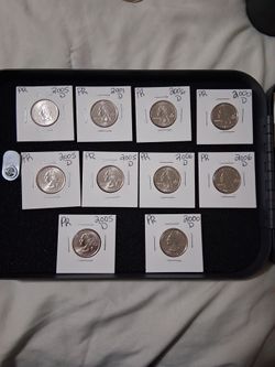Proof Quarters.