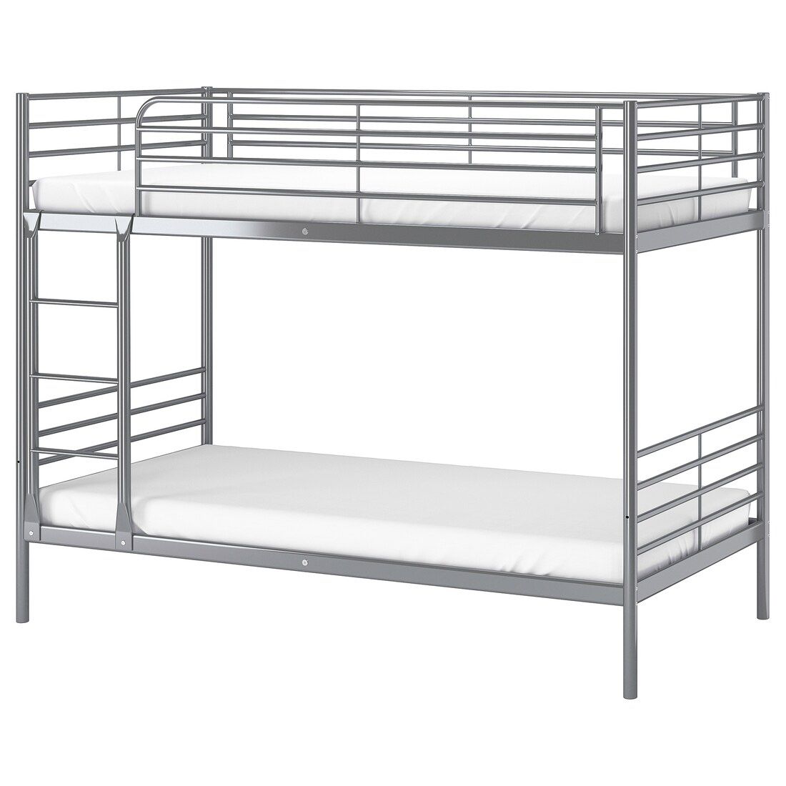 IKEA SVARTA Bunk Bed Frame Grey/Silver metal