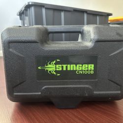 STINGER CN100B Cap Nailer 1-in 15 -Degree Pneumatic Coil Roofing Nailer