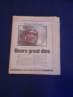 Chicago Sun-Times November 2nd 1999 16 page tribute section