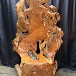 Teak Wood Throne