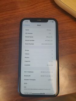 Black phone Xr Unlocked 64GB