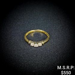 10k Gold Genuine Diamond 1/4 Tw