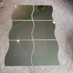 Set Of 6 Wavy Mirrors