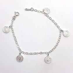 Plata 925 Bracalete De San Benedicto / St.Benedict Medal Bracelet 925