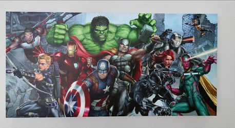 Marvel Comics Canvas Wall Art ~ Avengers