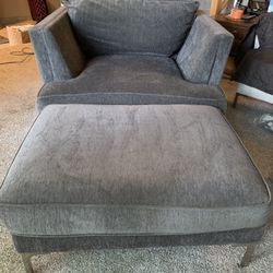 Sofa Chair & Ottoman 