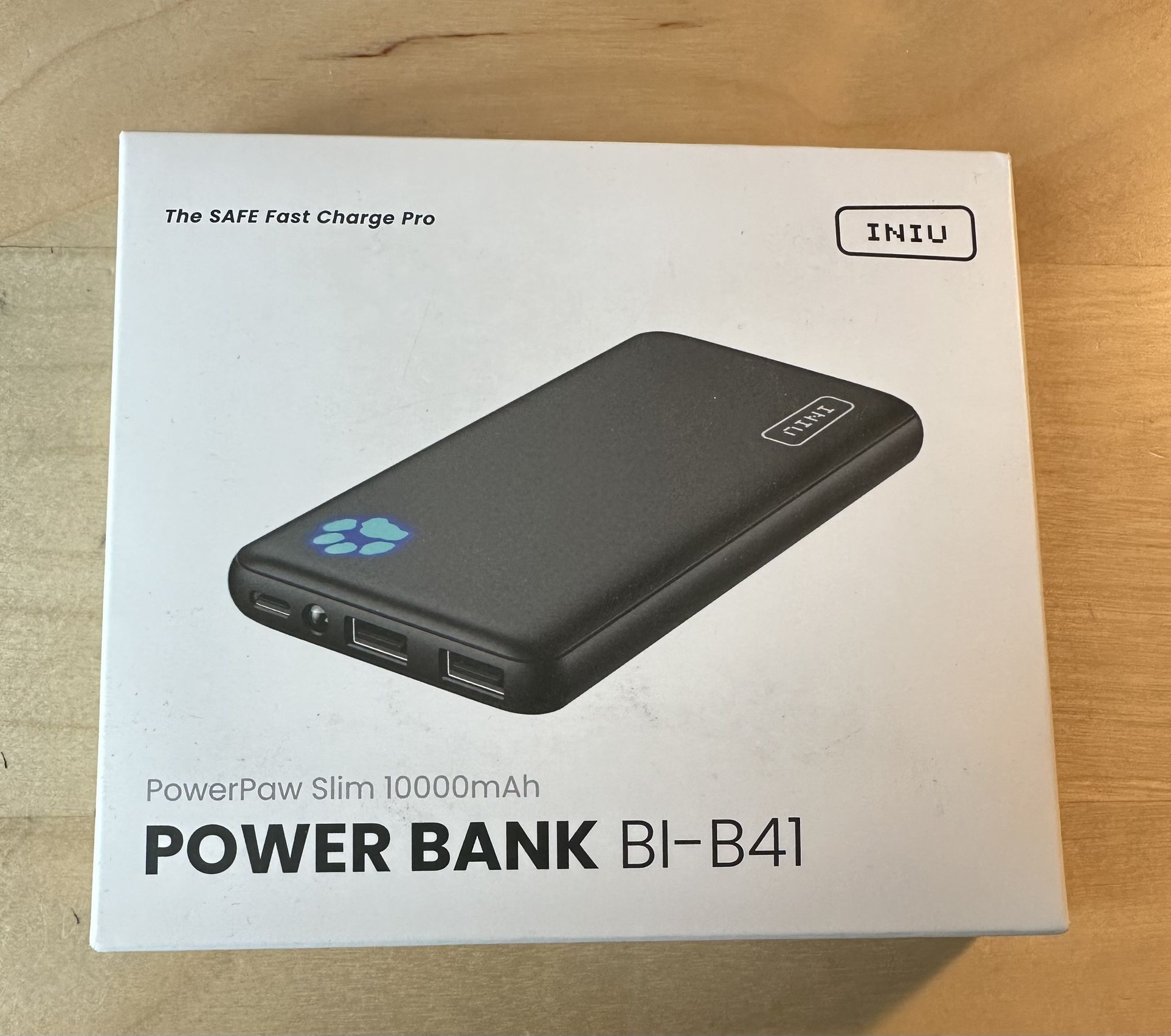 INIU Portable Charger, Slimmest 10000mAh 5V/3A Power Bank