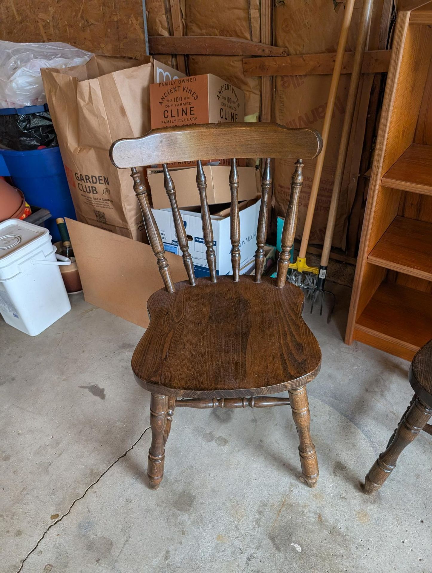 $20 4 Wooden Chairs