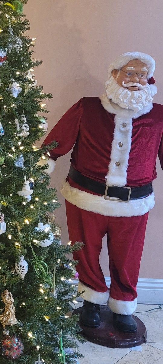 5 Foot tall Santa and Snowman.