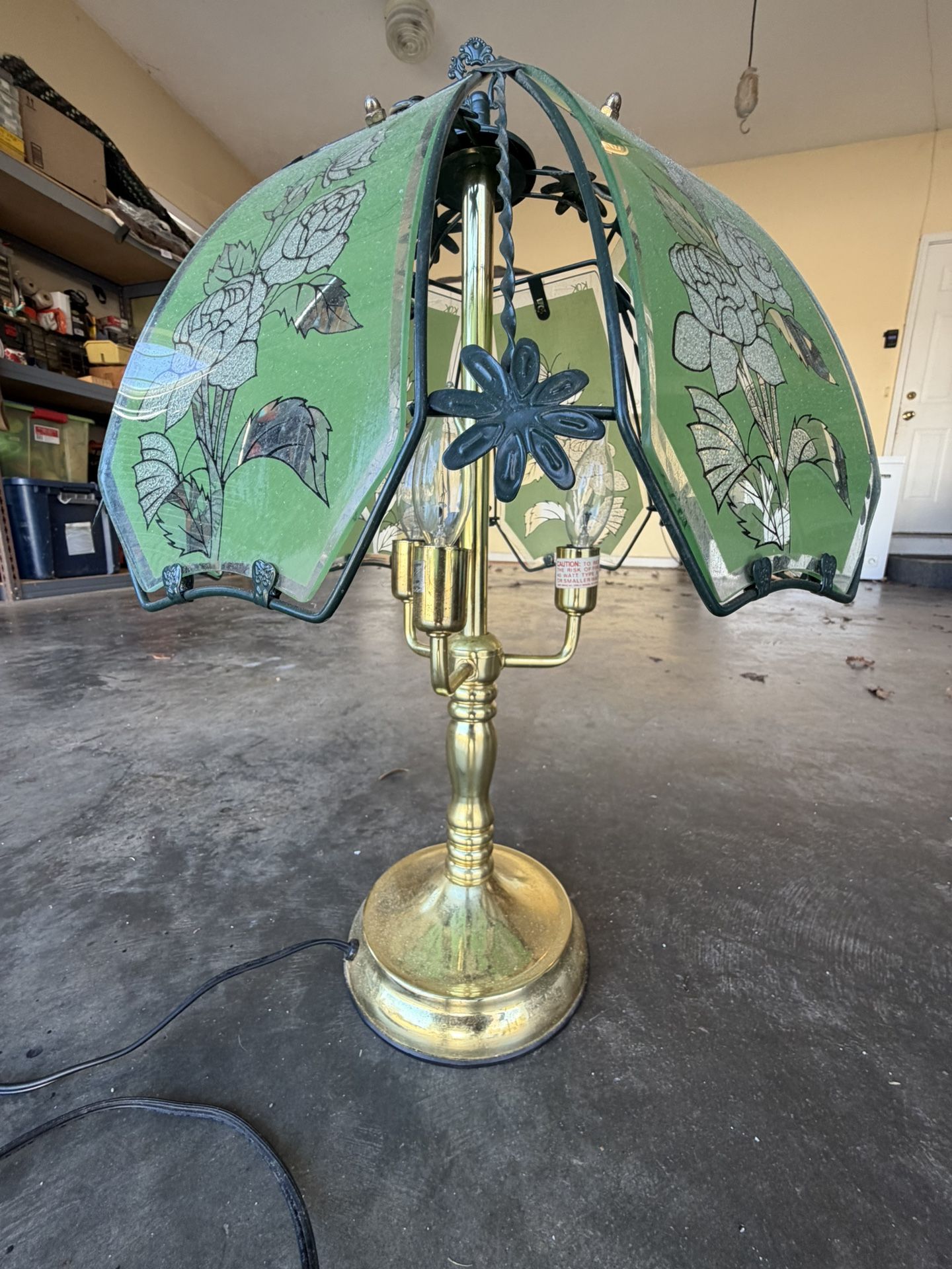 3 Light Lamp 12” Tall.