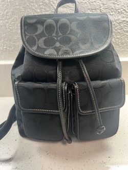 Vintage Coach Backpack 1991 Authentic Rare 90s Classic