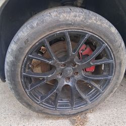 Dodge charder rims With Tires