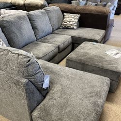 Brand New Stunning Sectional Double Chaise 