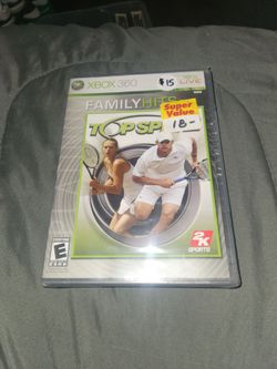 Top Spin Xbox 360 Game Sealed