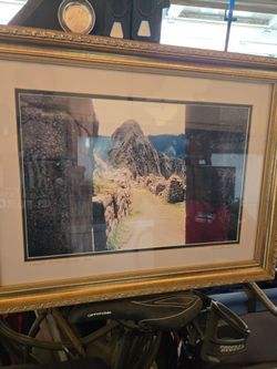 Frame photo of the Gateway to Machu Pichu