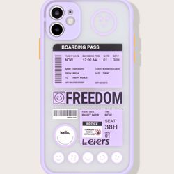 Boarding Pass Contrast Frame Case 