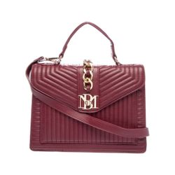 Badgley Mischka Wine Crossbody Handbag